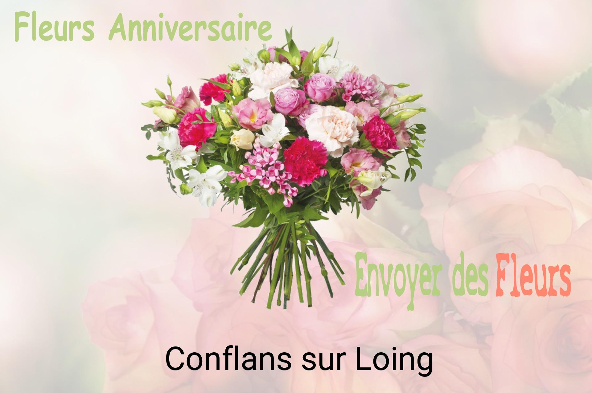 Bouquet de fleurs d’anniversaire livré à Conflans-sur-Loing